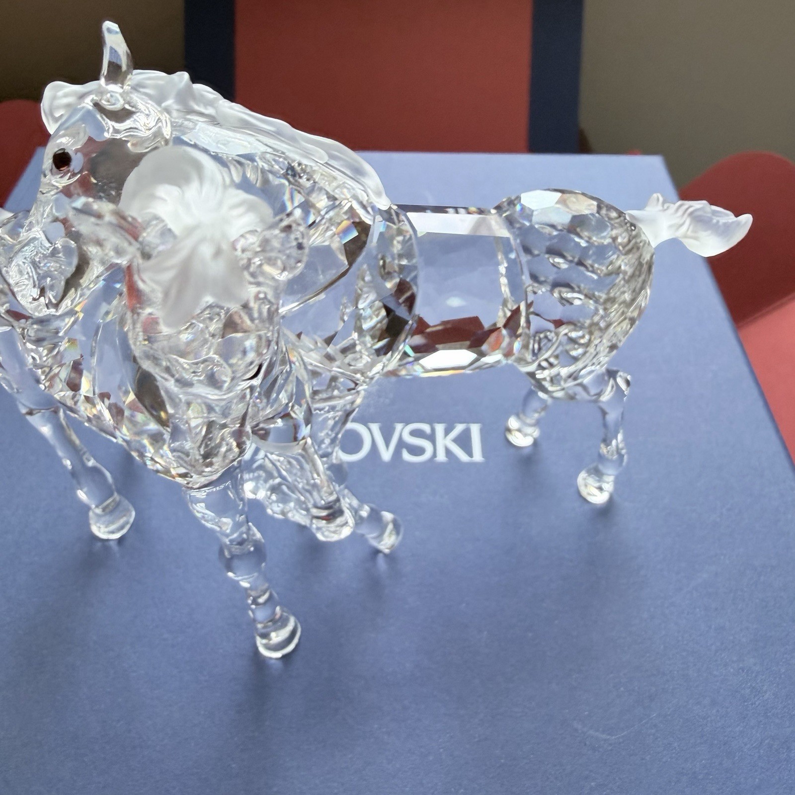 Swarovski Crystal Foals Figurine #627637 Original Box / COA Mint In Box