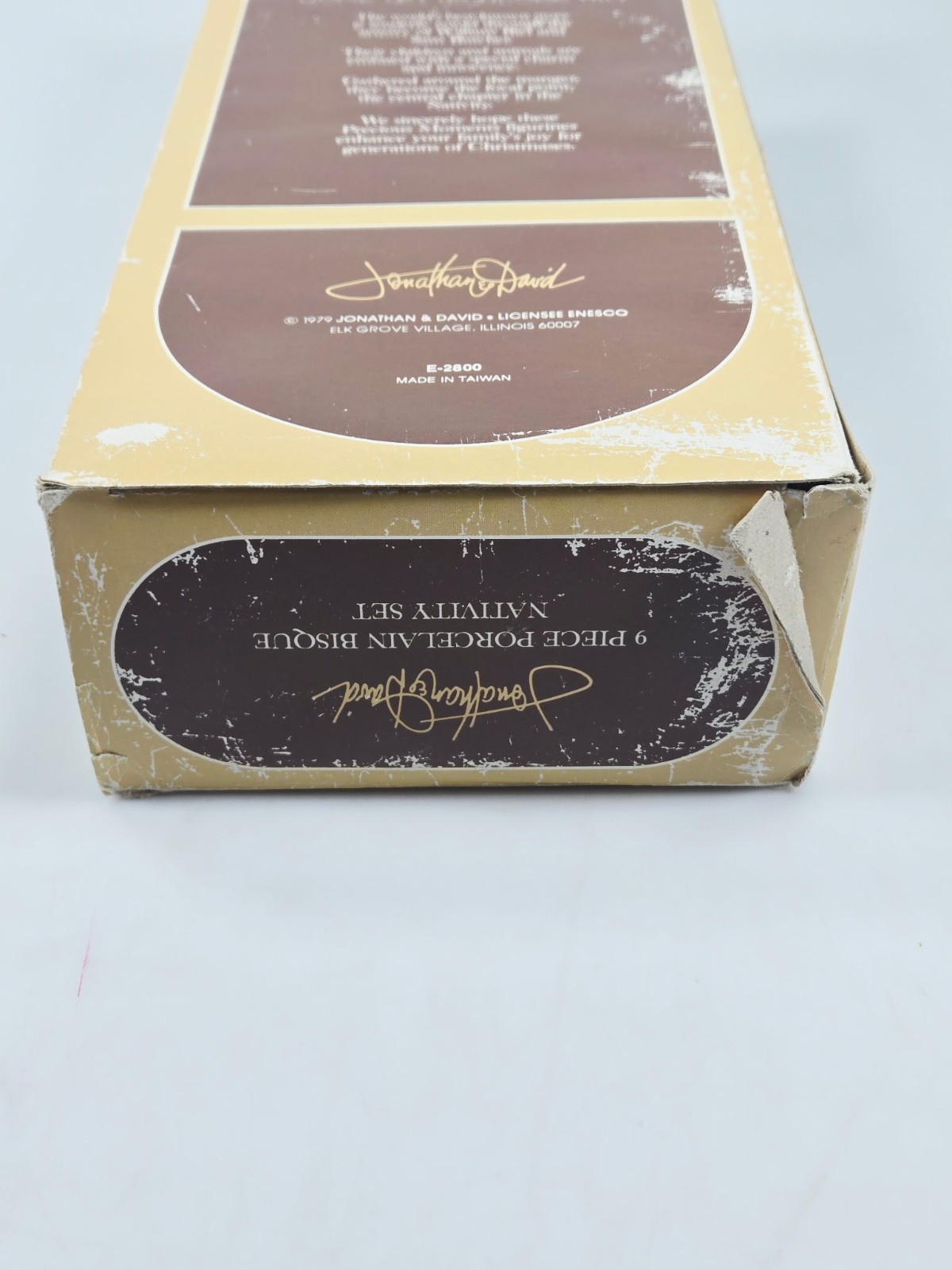 Precious Moments Nativity Set Christmas 1979 in Box Come Let Us Adore Him E-2800