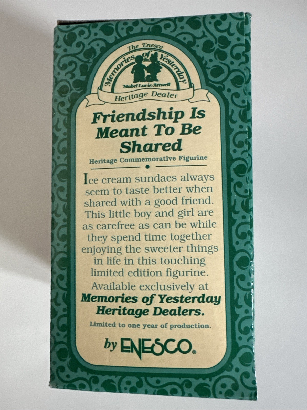 1994 Memories of Yesterday FRIENDSHIP IS MEANT TO BE SHARED 602922