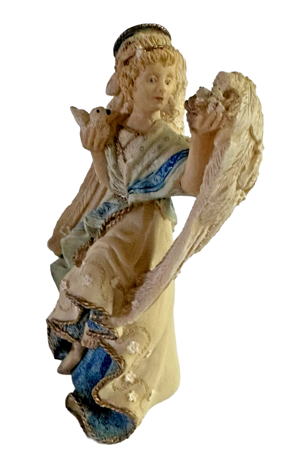 United Design Angel Figurine 1994 Spring’s Rebirth Victorian Shabby Chic 5″