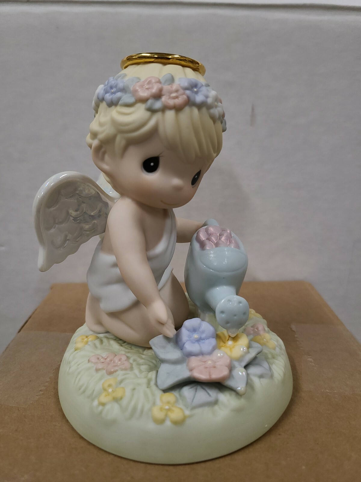 VINTAGE PRECIOUS MOMENTS~MAY YOUR FAITH GROW WITH DAILY CARE~2002~ENESCO