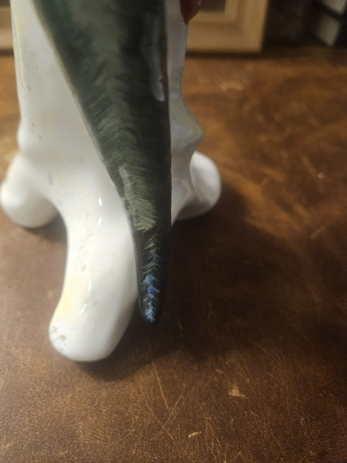 Chelsea House Parrot Figurine Italy 9 1/2″ Tall EUC 1980’s?