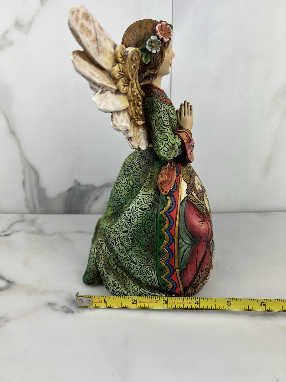 Angel “Peace” Nativity Scene Figurine 8.5” – Roman Inc. Vintage 2005