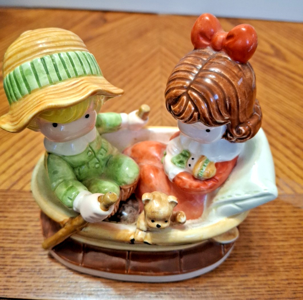 1983 Joan Walsh Anglund “Come Rowing with Me” Vintage Figurine