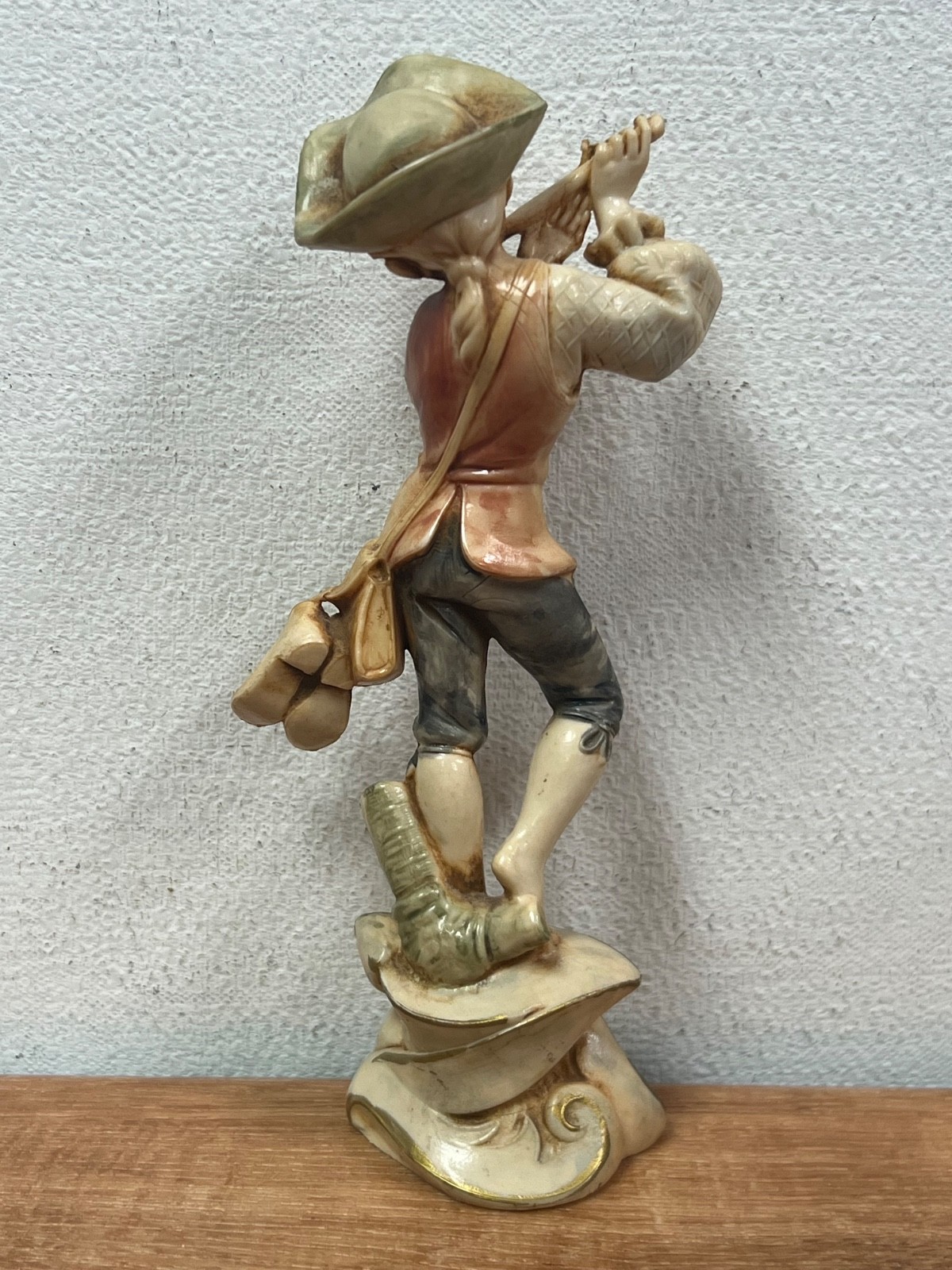 Fontanini Boy with Flute 279 Spider Mark 6″ Inch VTG Collectible Figurine