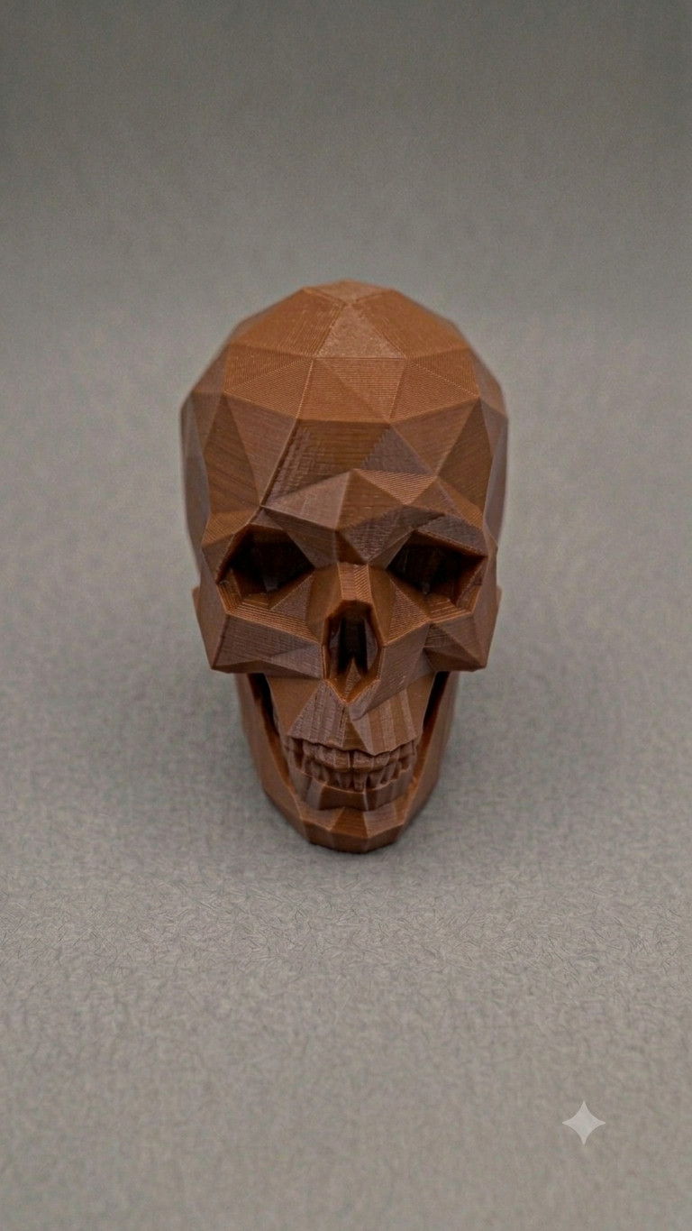 3d printed skull- READ DESCRIPTION