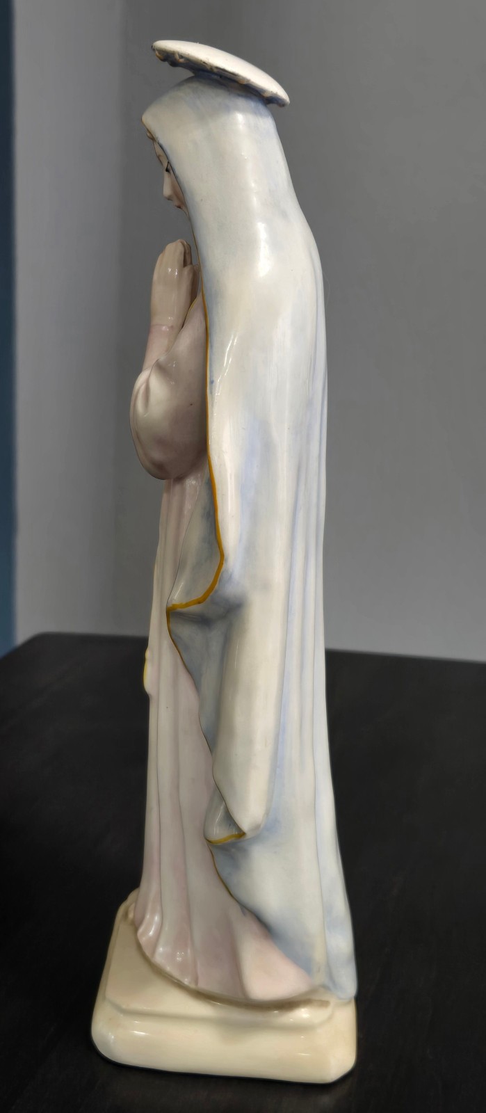 Vintage Goebel Madonna Virgin Mary Figurine TMK-2 Full Bee Germany 10.75″ Rosary