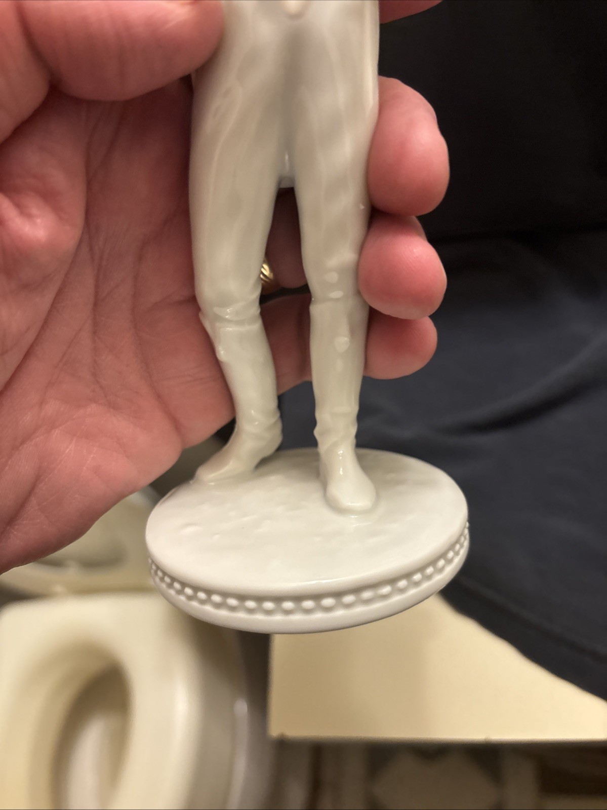 Alboth&Kaiser Vintage Porcelain Napoleonic French Soldier Statue