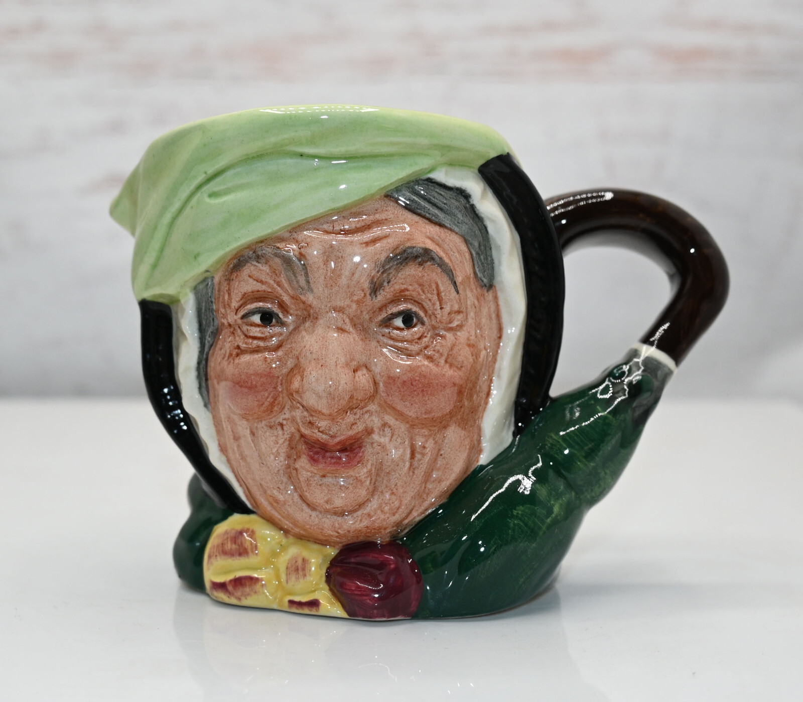 VTG Royal Doulton Toby Jug Mug Sairey Gamp 3” Character Figure D5451