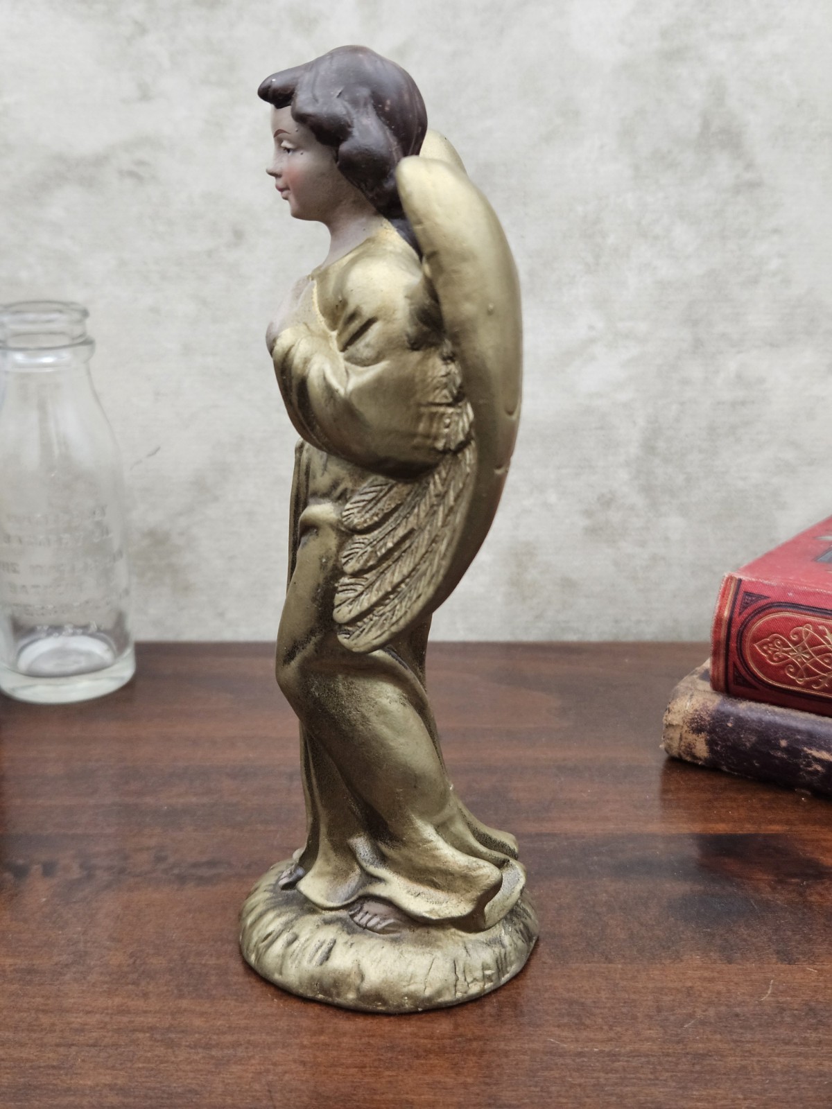 Vintage Angel Figurine 6.5″ Religious Decoration