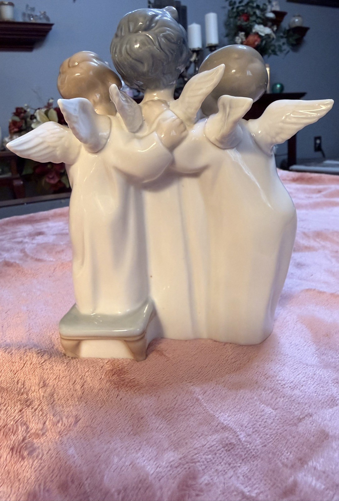Lladro Porcelain Figurine #4542 “Group of Angels” Retired, Issued 1969