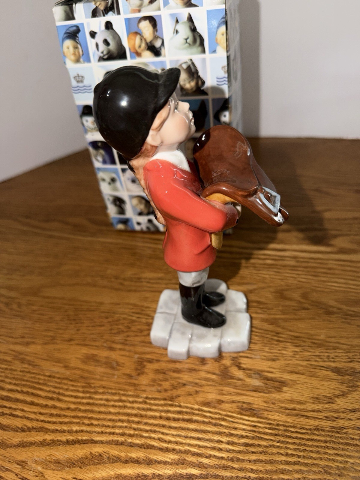 Bing & Grondahl Denmark Rare Equestrian Horse Rider Girl Porcelain Figurine 7”