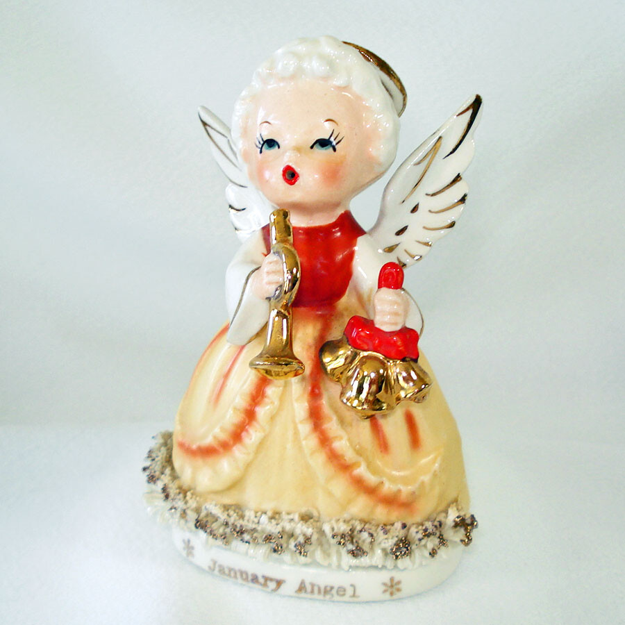 January Angel of the Month Figurine Fine A Quality