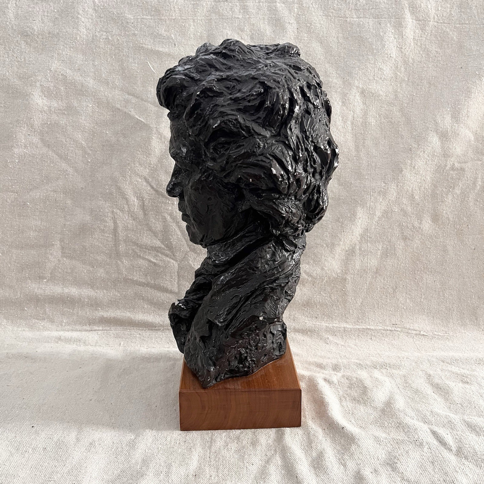 Vintage Ludwig van Beethoven Bust Sculpture Austin Productions Chalkware