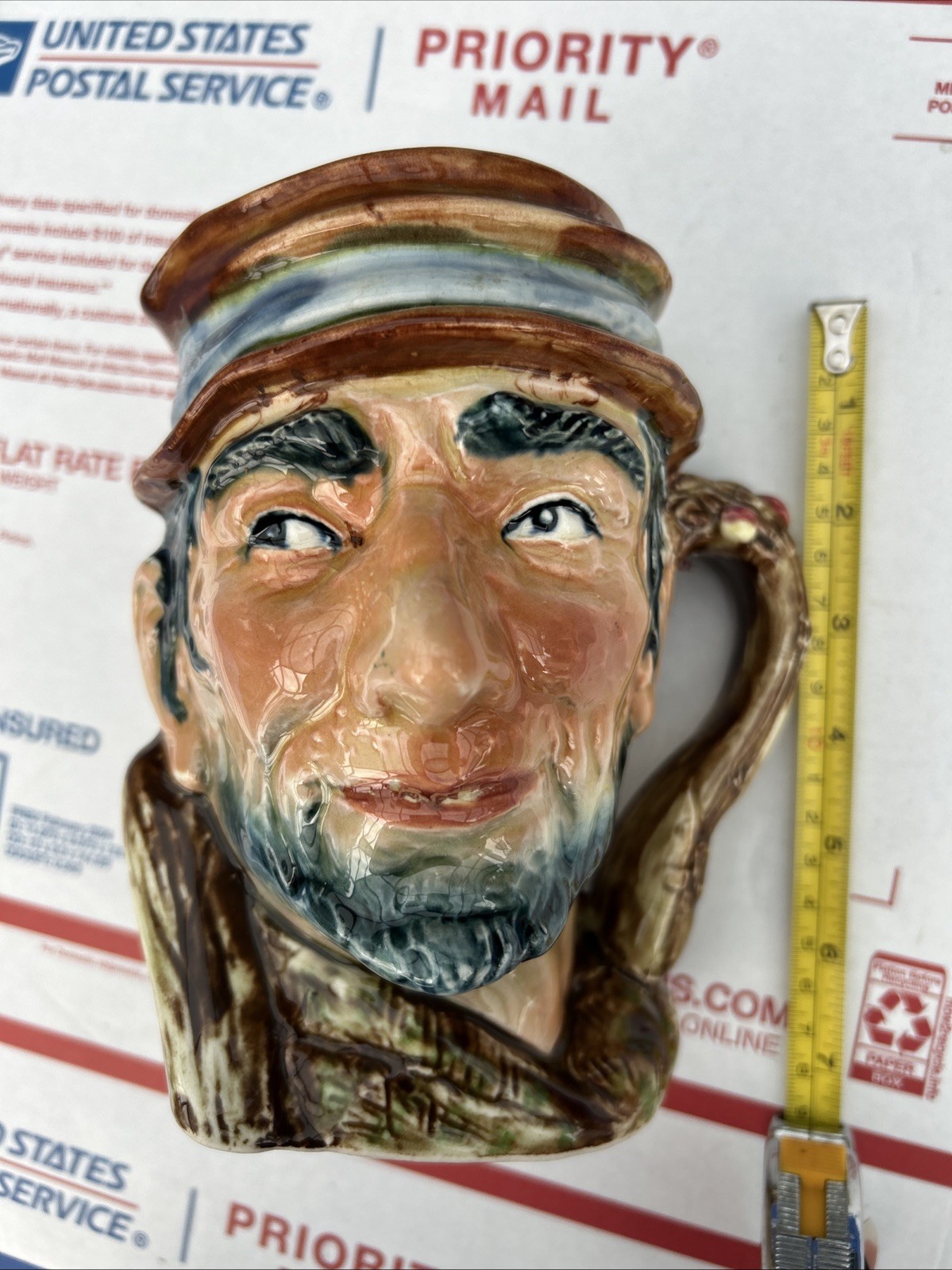 Royal Doulton Error? Johnny Appleseed Toby Mug Jug Large 6 1/2” No Doulton Stamp