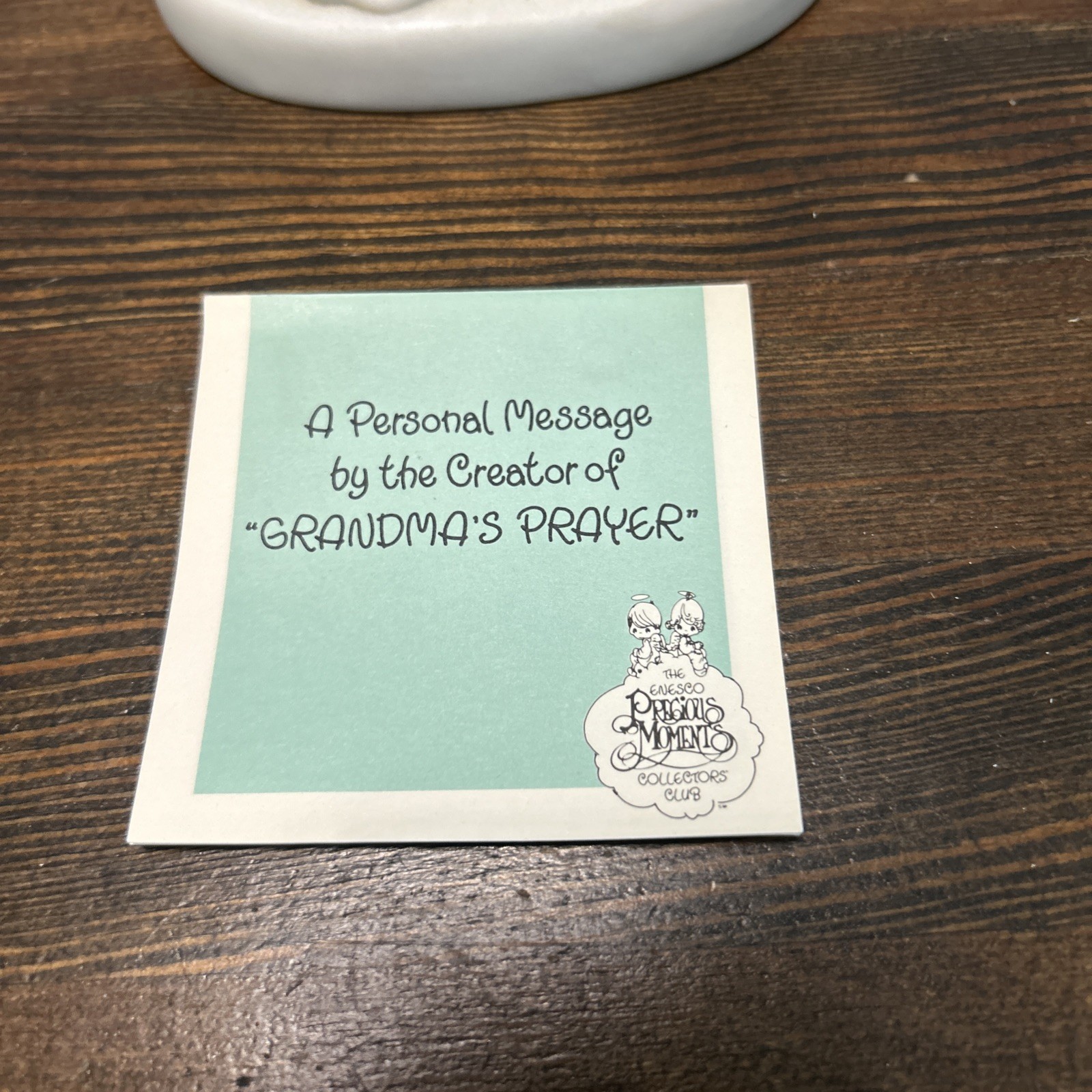Precious Moments Figurine – Grama’s Prayer PM-861 With Box 1986