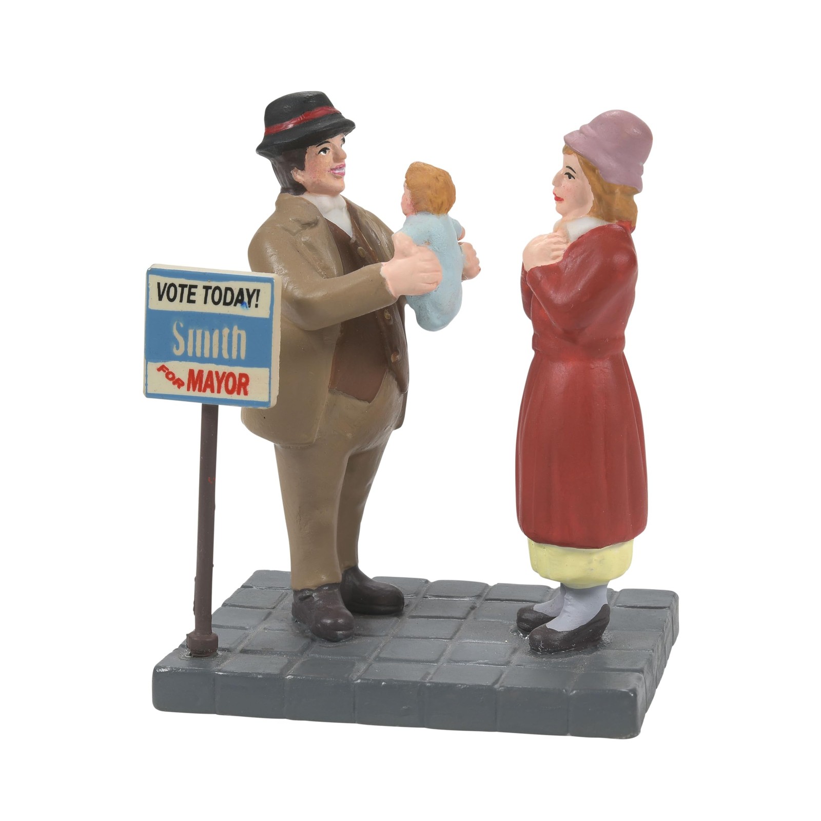 Christmas in The City Whatever It Takes to Win Figurine, 2.625 Inch, Multicolor