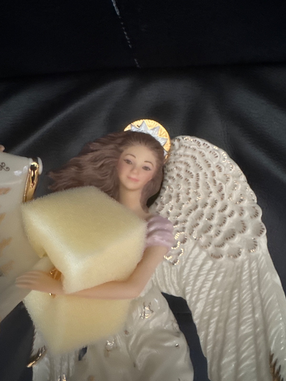 Lenox MILLENNIUM BLESSING 12″ Angel Figurine Limited Ed Mint Condition 24K Gold