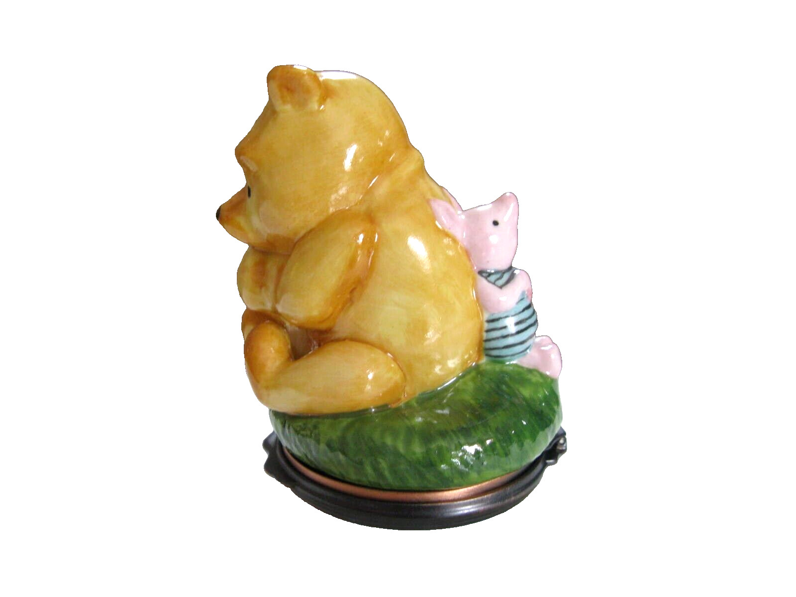 Halcyon Days LE Winnie the Pooh & Piglet Enamel Bonbonniere Box #245 Figurine #2