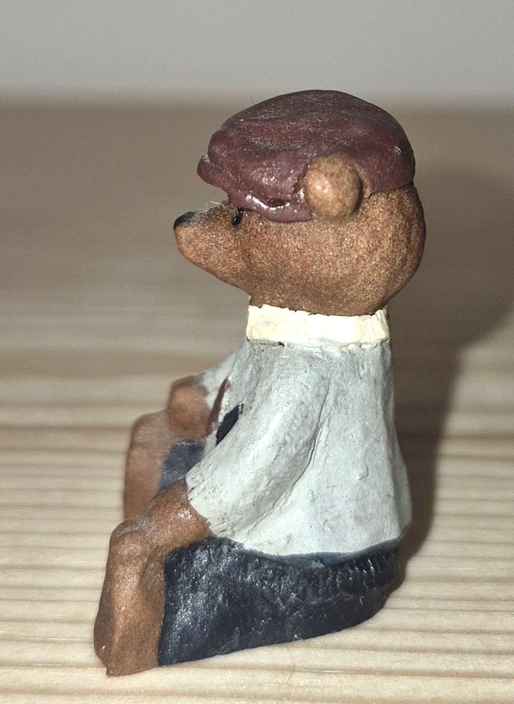 Miniature Resin Bears Unbranded 1 1/2″ tall, Golfer, Cheerleader, Boy Set of 3