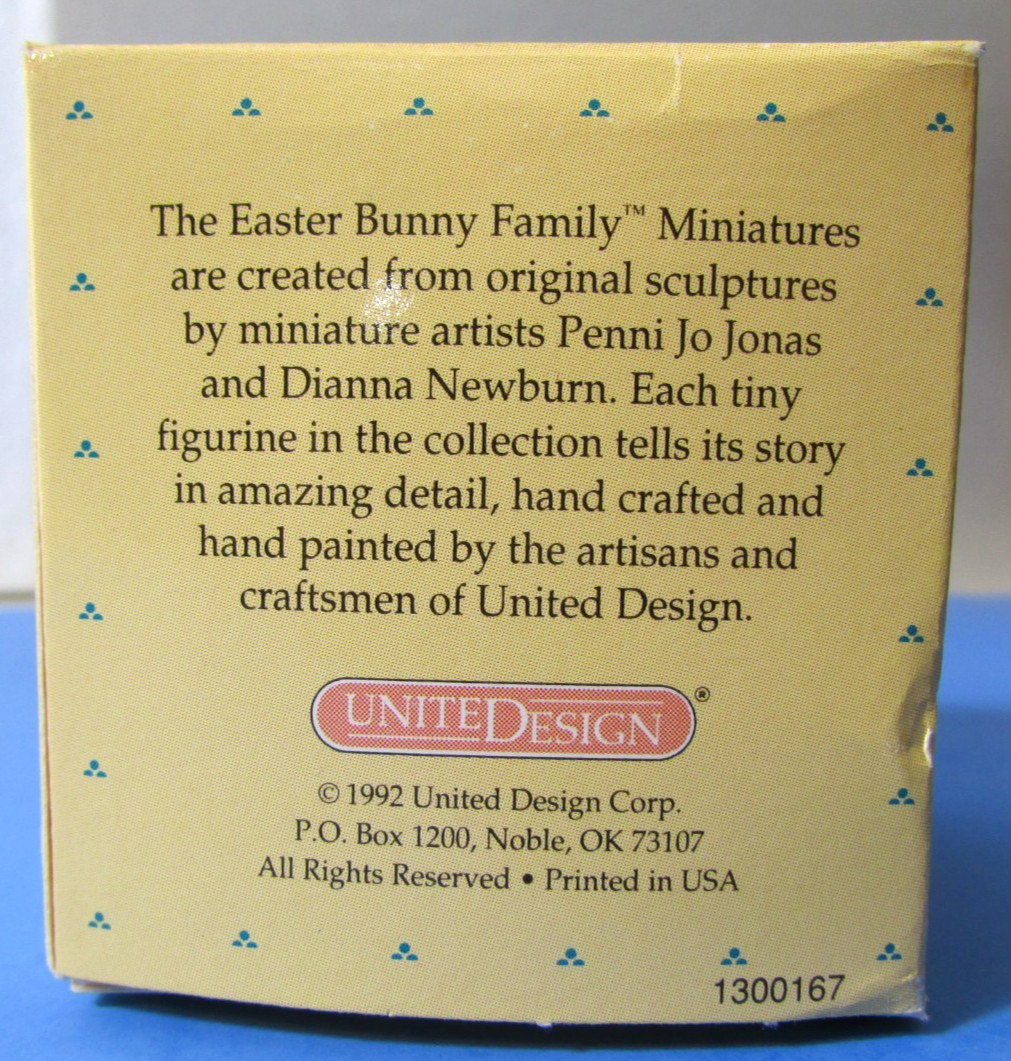 United Design miniature EASTER BUNNY figurine SEC-510