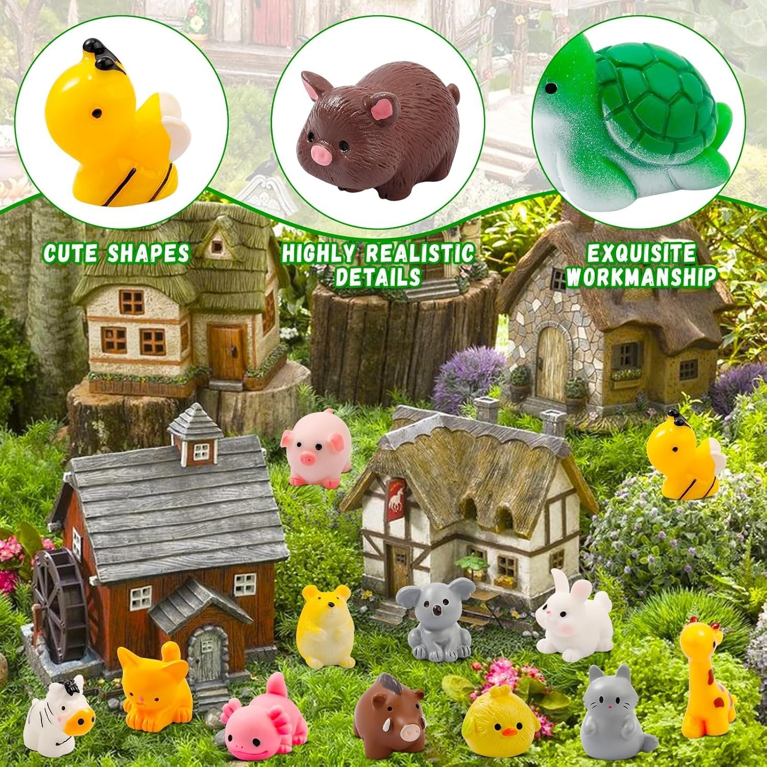 Creative Mini Resin Animals – 42 Styles for Artsy Individuals and Parties