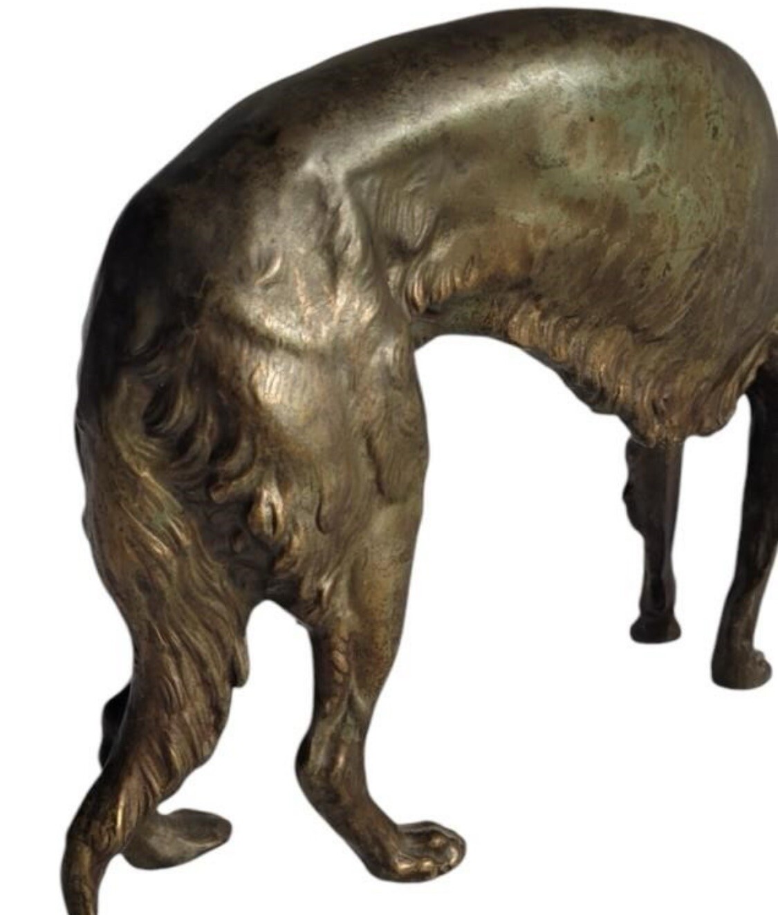 Jennings Bros Bronze Borzoi Statue 1920