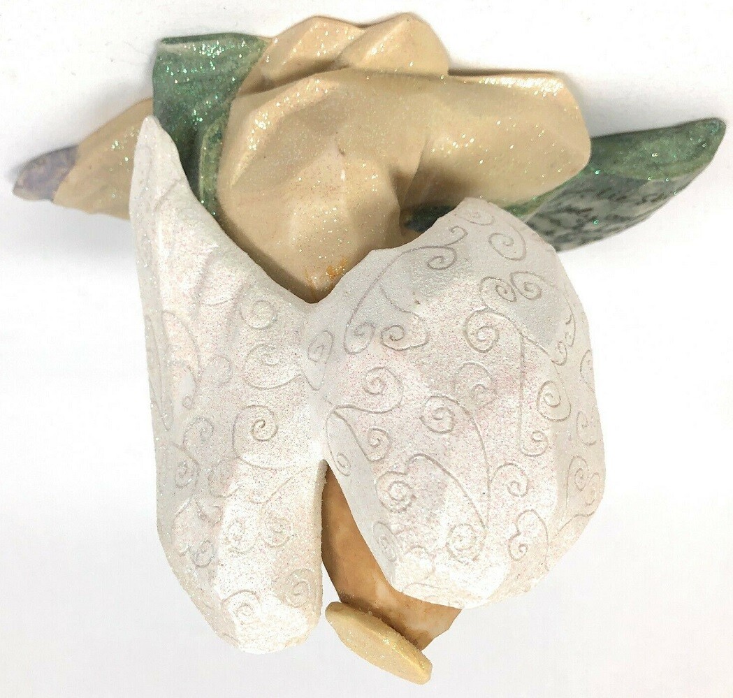 Enesco Foundations 2002 Angel Mother & Child ” Hush My Dear ” Isaac Watts