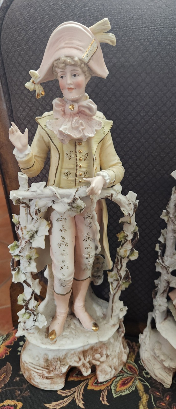 French Bisque Standing Figurines, circa 1880