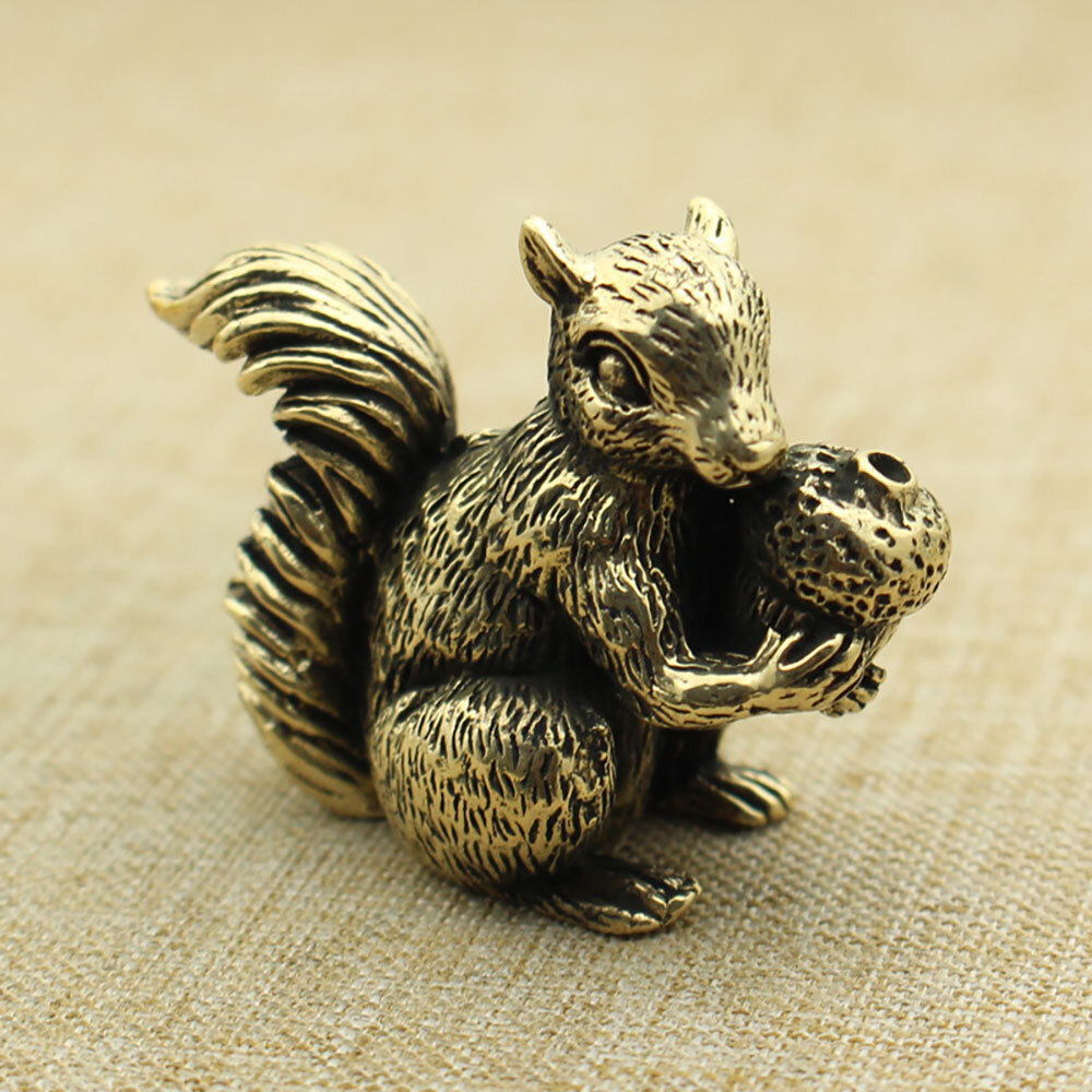 Brass Figurine Statue Ornament Animal Vintage Figurines Home Office Decor USA