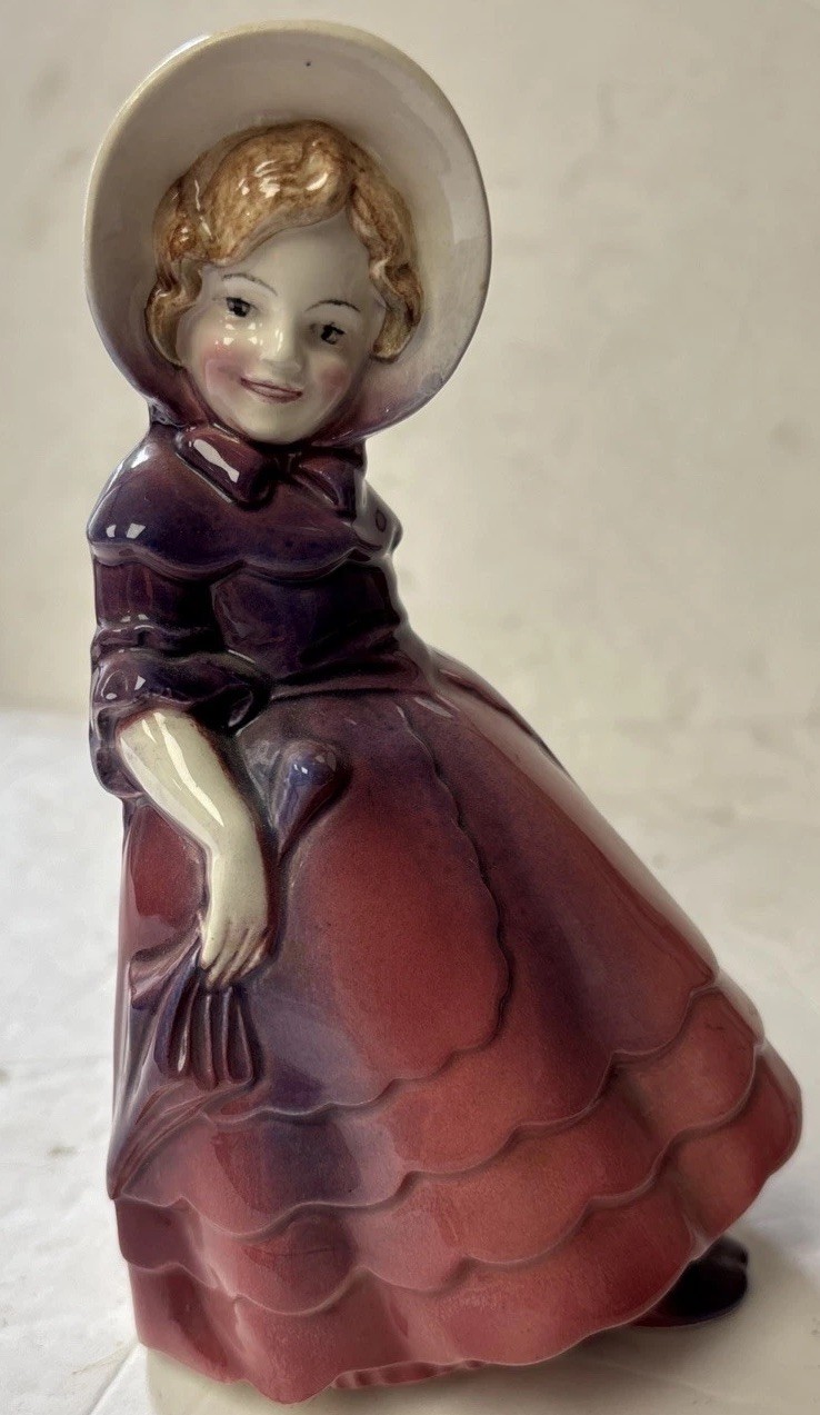 Antique German Hand Painted Porcelain Figurine