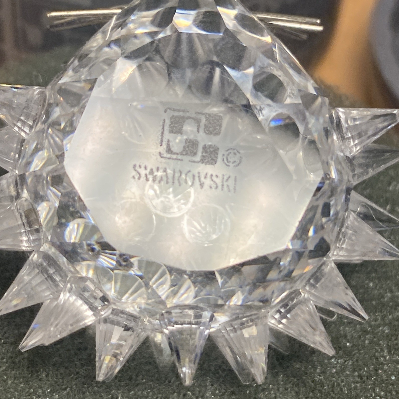 Swarovski Crystal Figurine Small HEDGEHOG Porcupine + Box