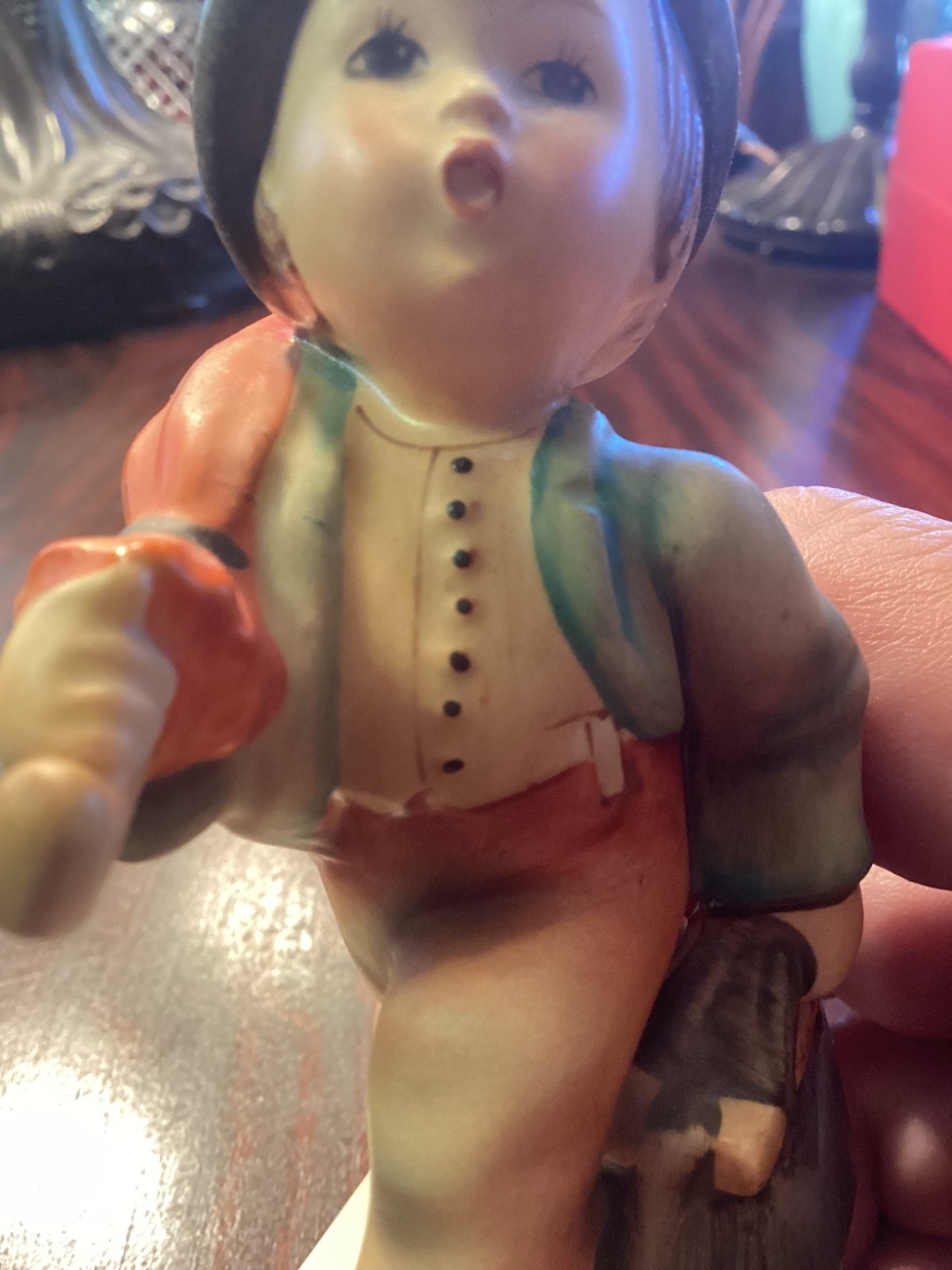 Very Rare Hummel 7 Button #11 2/0 Merry Wanderer TMK 3
