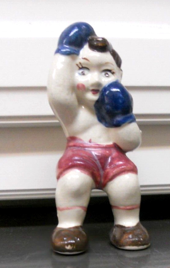 Boxing Figurine (Made in Occupied Japan)