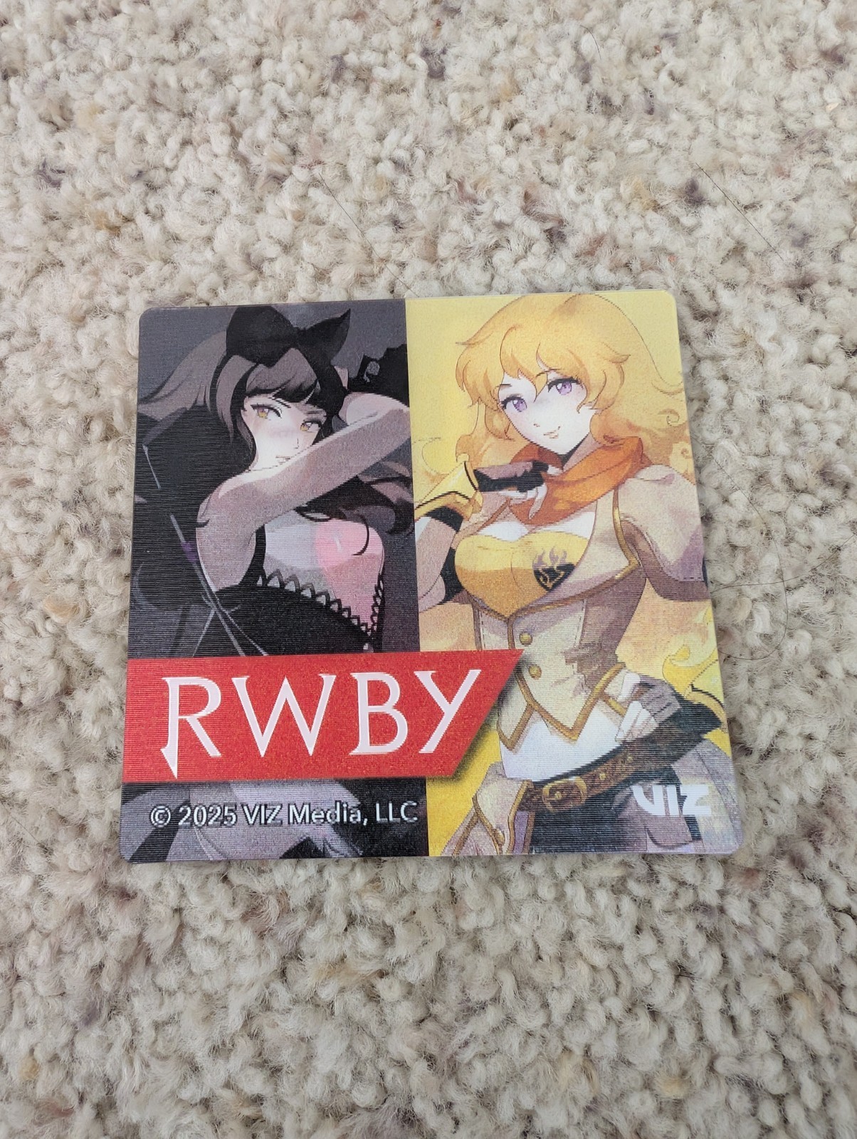 RWBY Anime Expo AX 2025 Exclusive Lenticular Coaster Rooster Teeth NEW