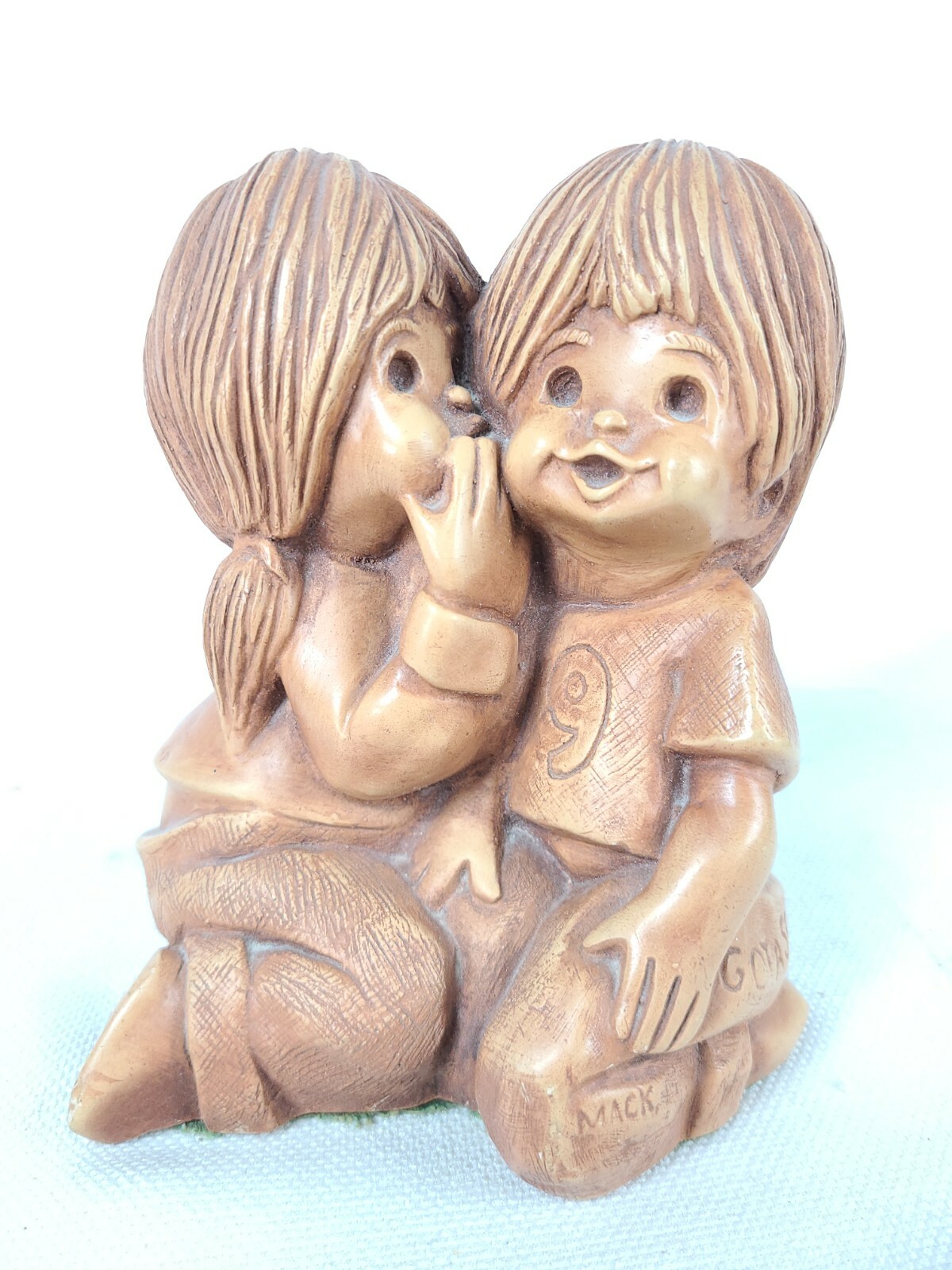 Vintage FannyKins I’ve Got A Secret Statue Figurine by Bill Mack Solar Statuary