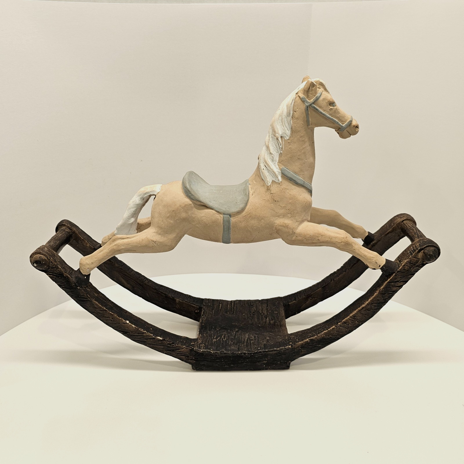 Ethan Allen 1982 Rocking Horse Ceramic Figurine.