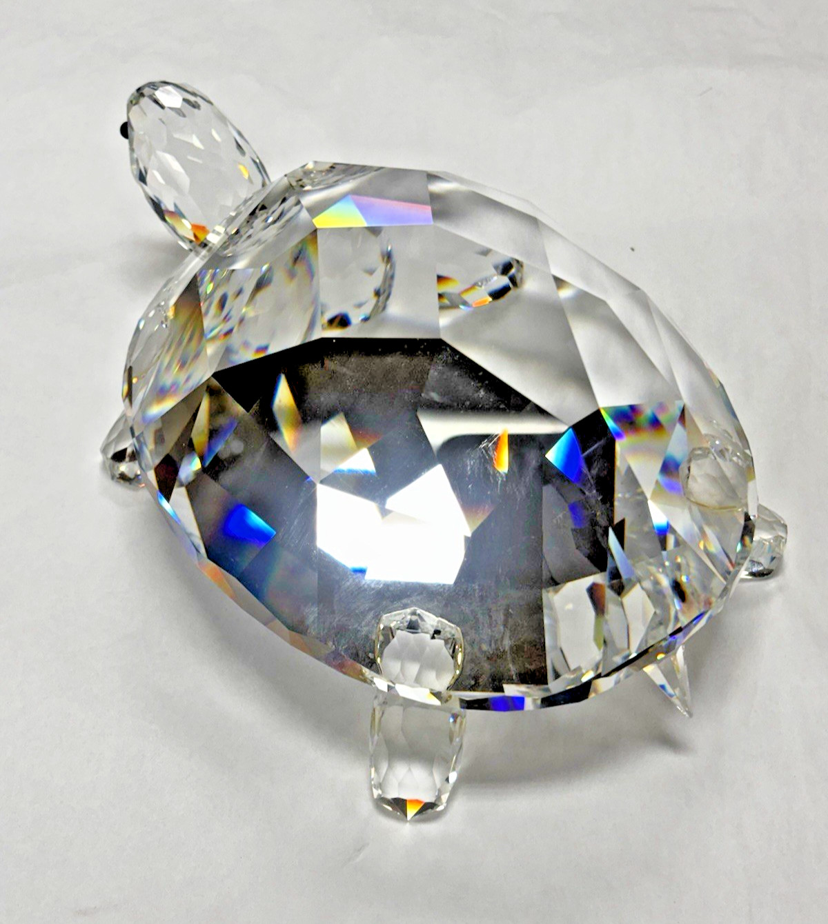 Swarovski Crystal Giant Turtle #010101 Retired Figurine Michael Stamey