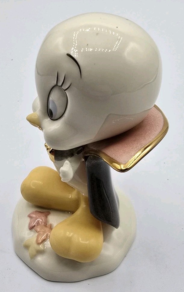 VTG Lenox Spooky Tweety Bird Dracula Halloween Figurine Looney Tunes Pumpkin