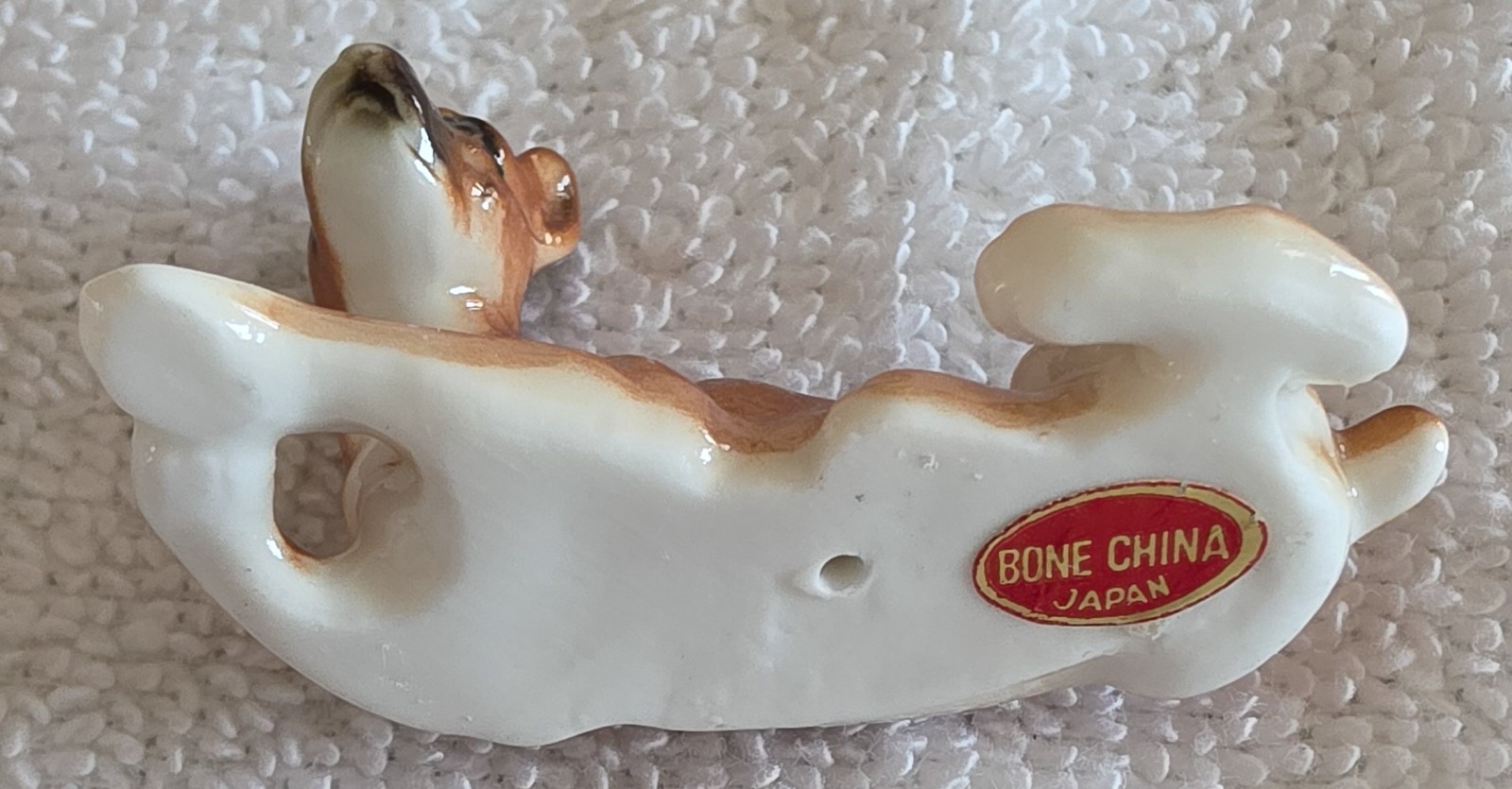 Bone China Miniature Animal Family of Boxer Dogs Set of 6 Japan