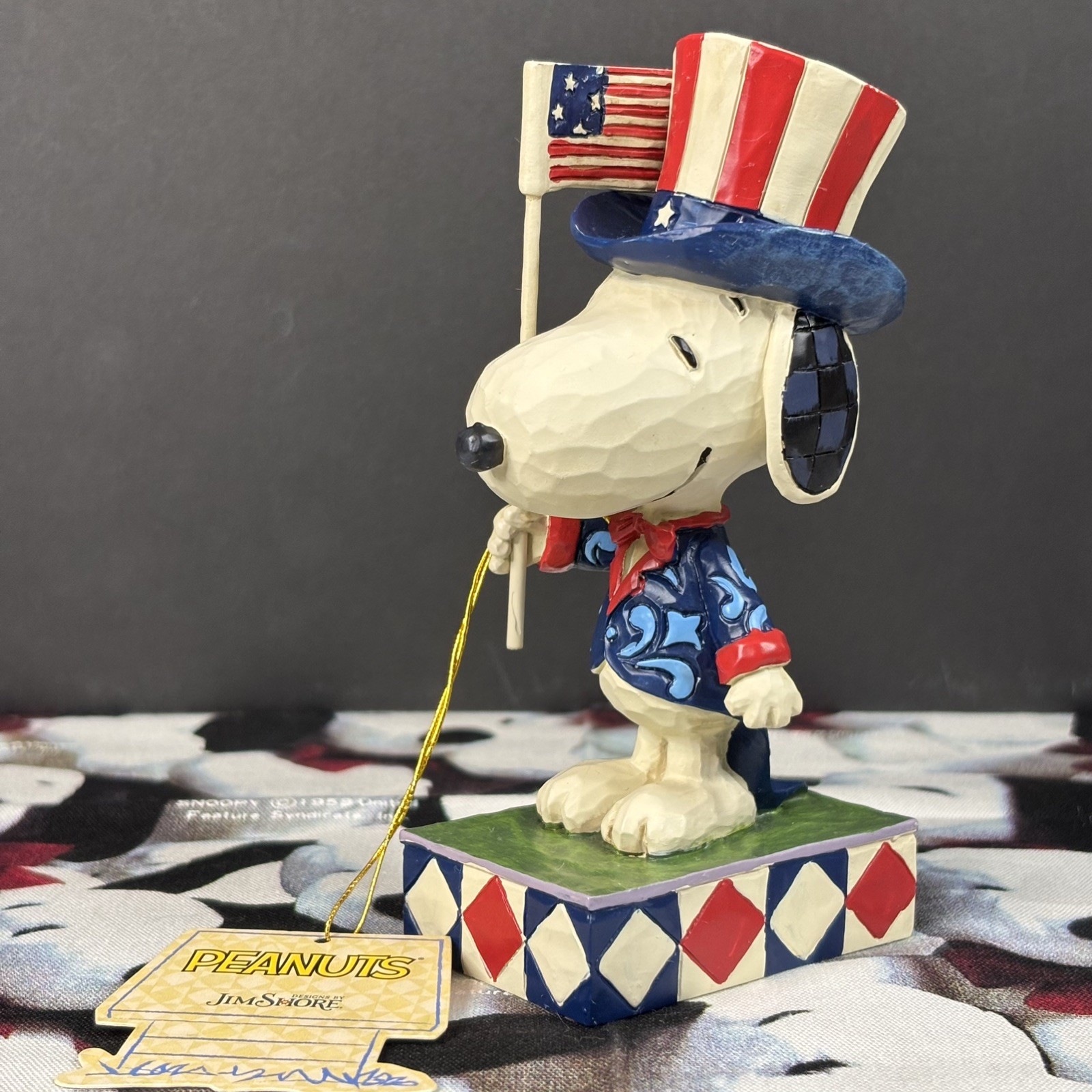 Jim Shore Peanuts Snoopy Patriot Figurine