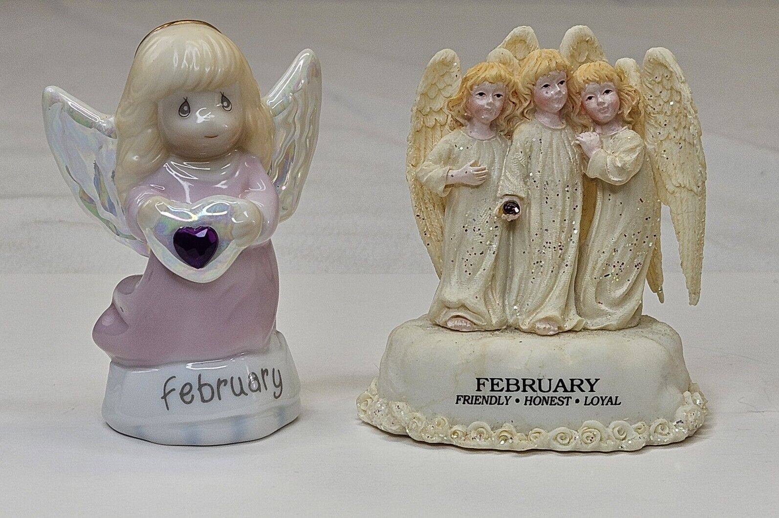 Angle Figureine Statue February Toy Lot
