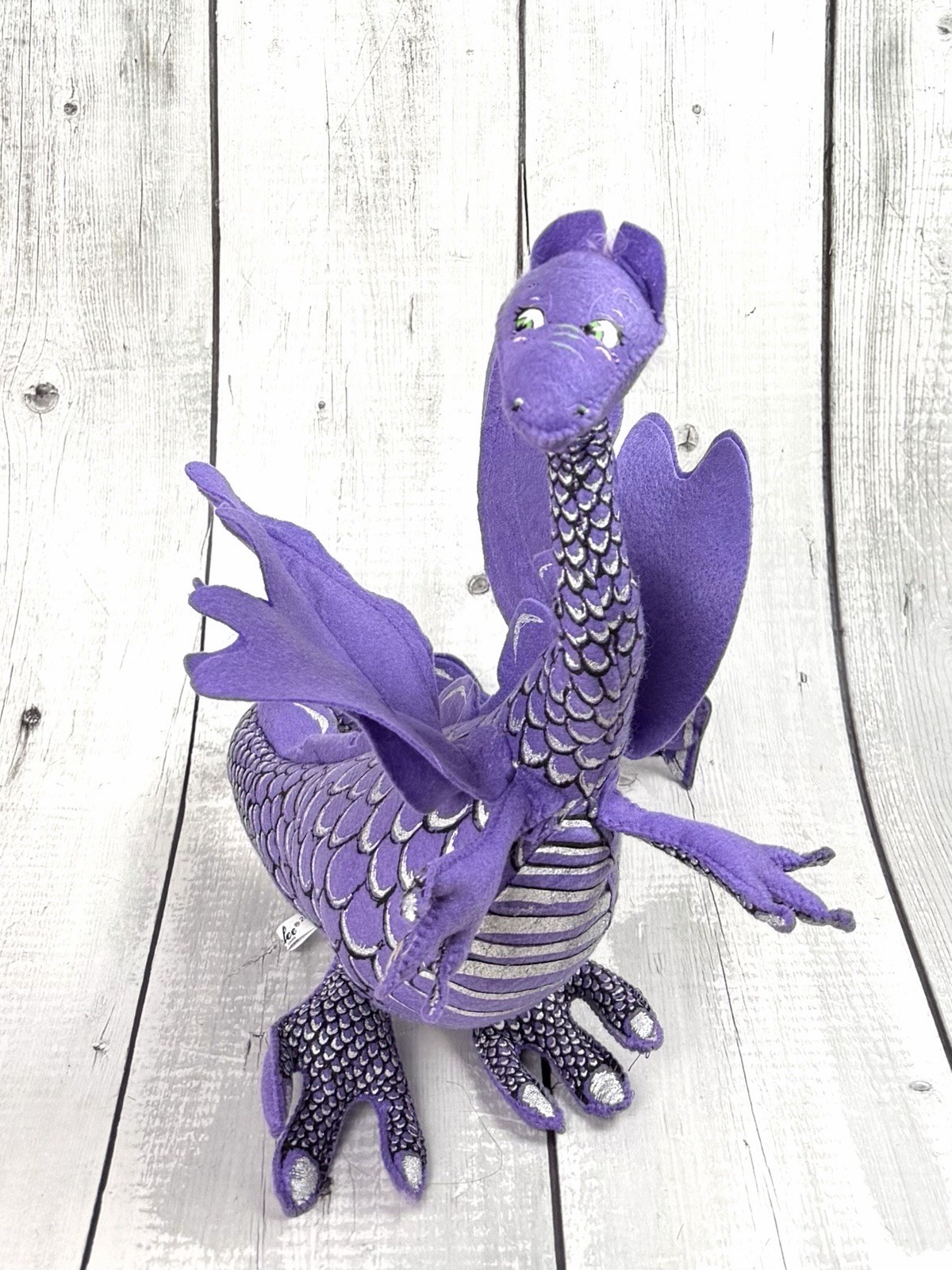 ANNALEE Purple Dragon Doll Figure Poseable 12 in 2020 Retired Collectible