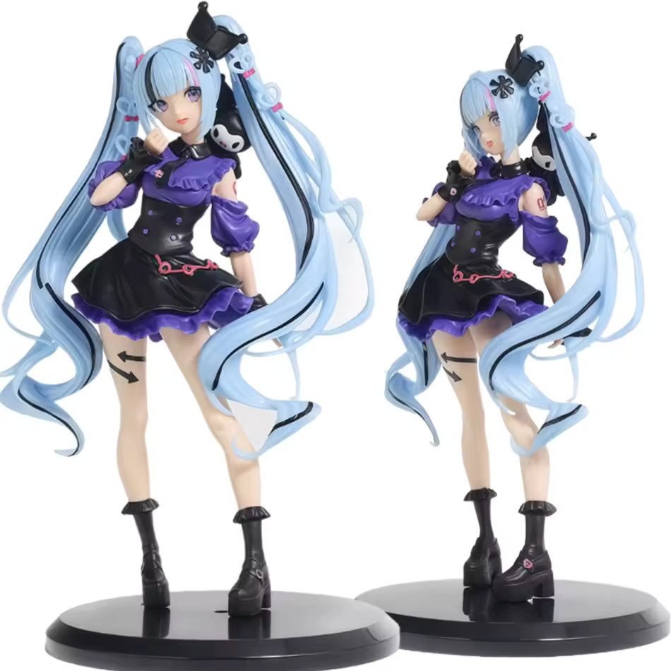 Gothic Miku Sleeping Beauty Winter Cherry Fairy Mirror PVC Figure