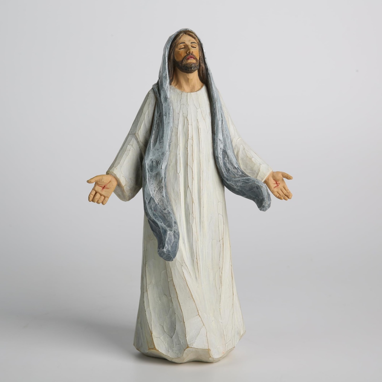 Jesus Christ Statue Jesus with Open Arms for Morden Home Religious Gift 9.5in…