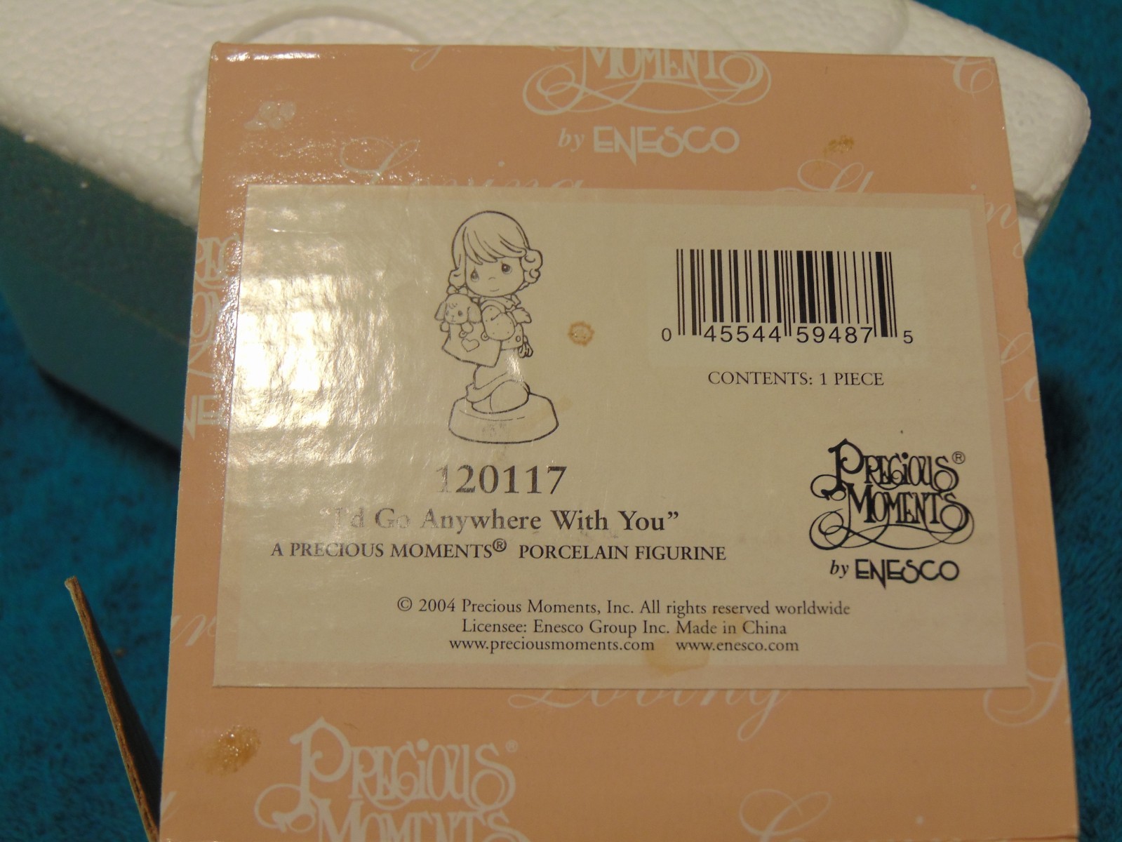 Precious Moments 120117. I’d Go Anywhere With You. Storage locker find.