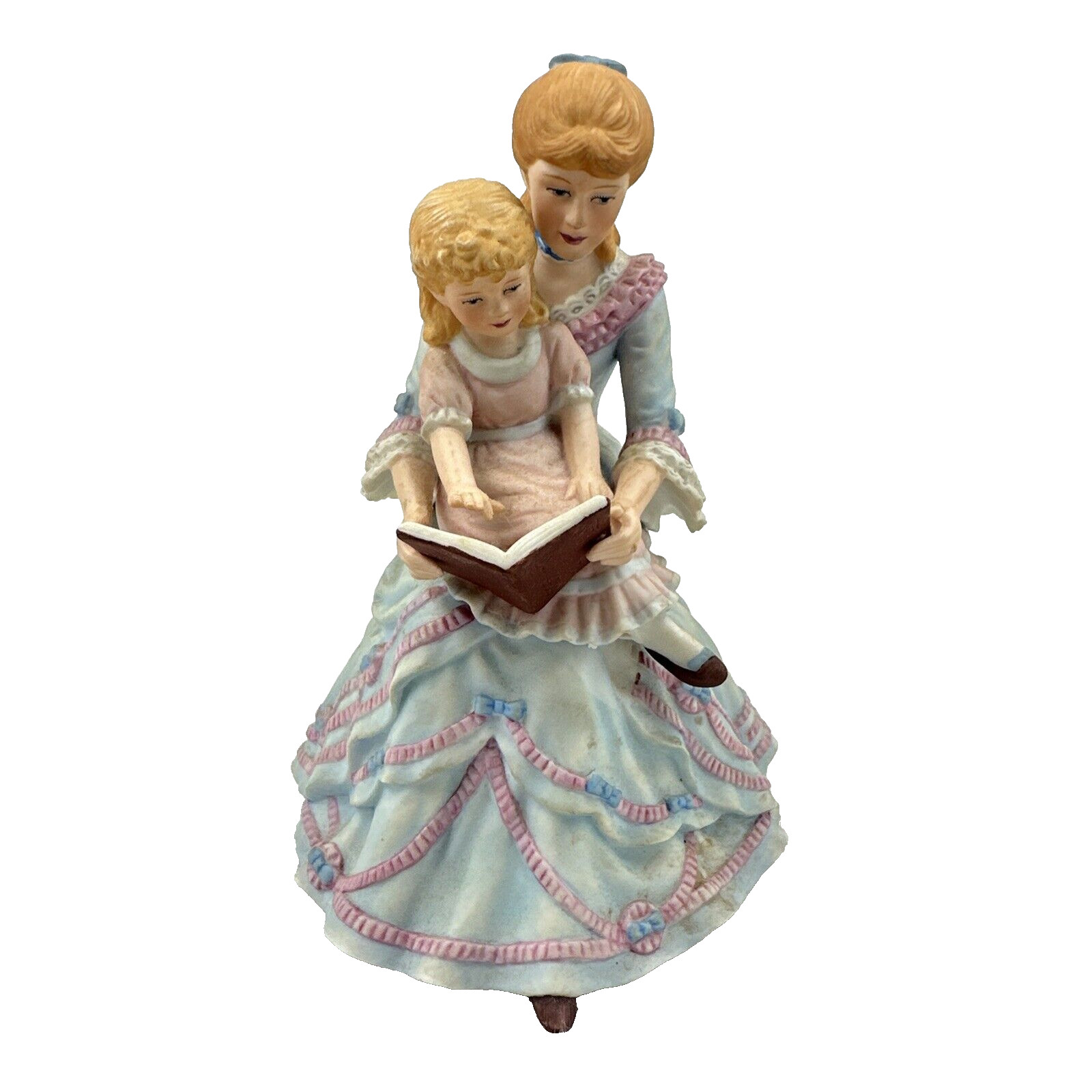 Lenox Story Time Fine Porcelain Sculpture Mother & Child Reading Fairytale 6.5″