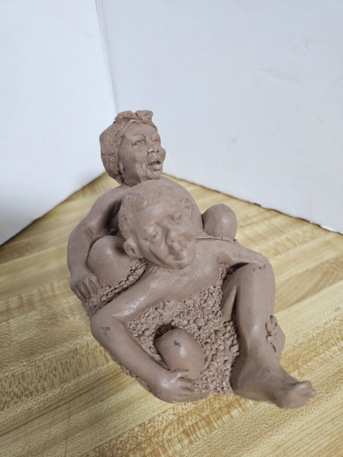 1990 AFRICAN AMERICAN FIGURINE cast resin John Pleasants All God’s Children EUC