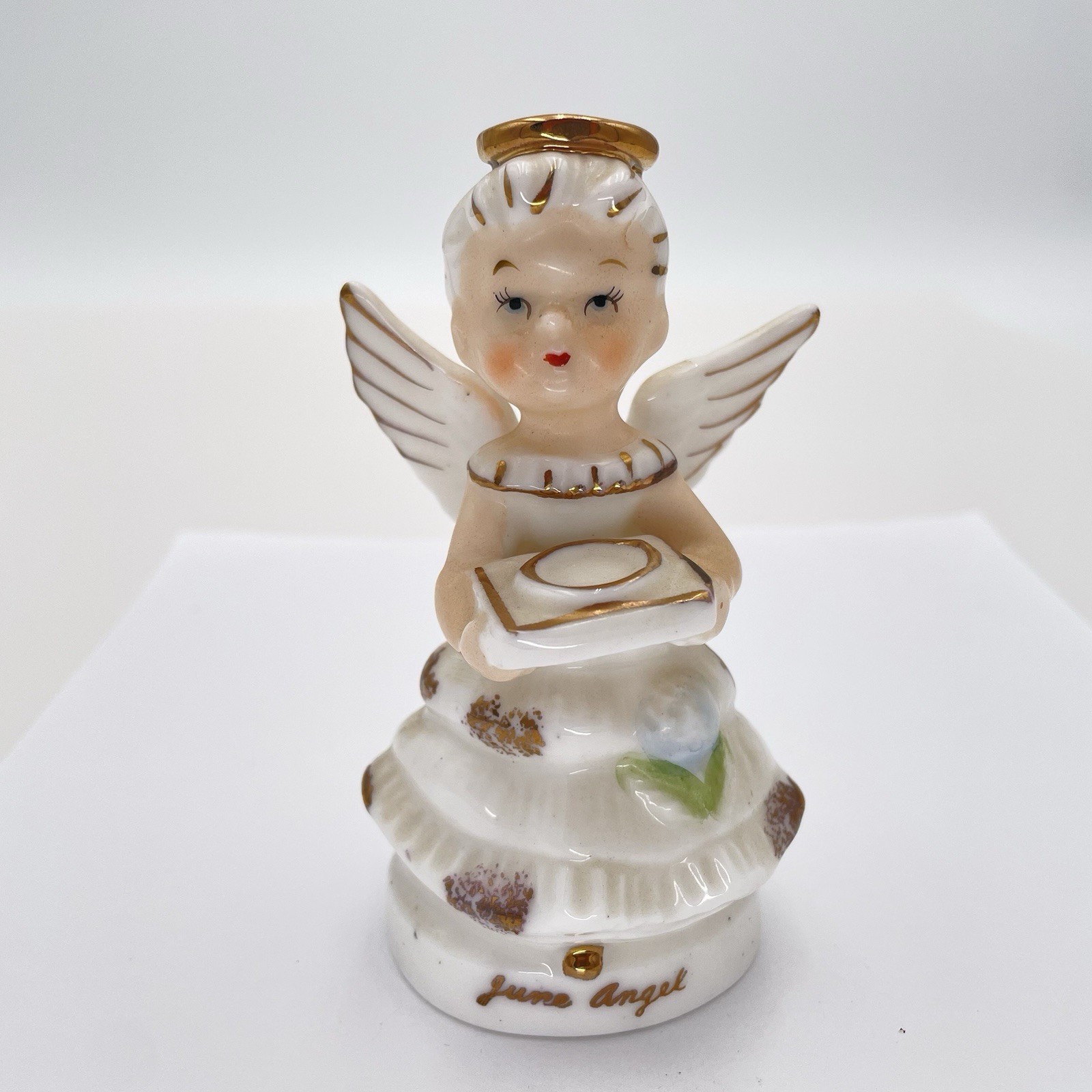 Artmark Angel, Lefton, Napco, Vintage Decor, June Angel Ring Bearer 3.5”