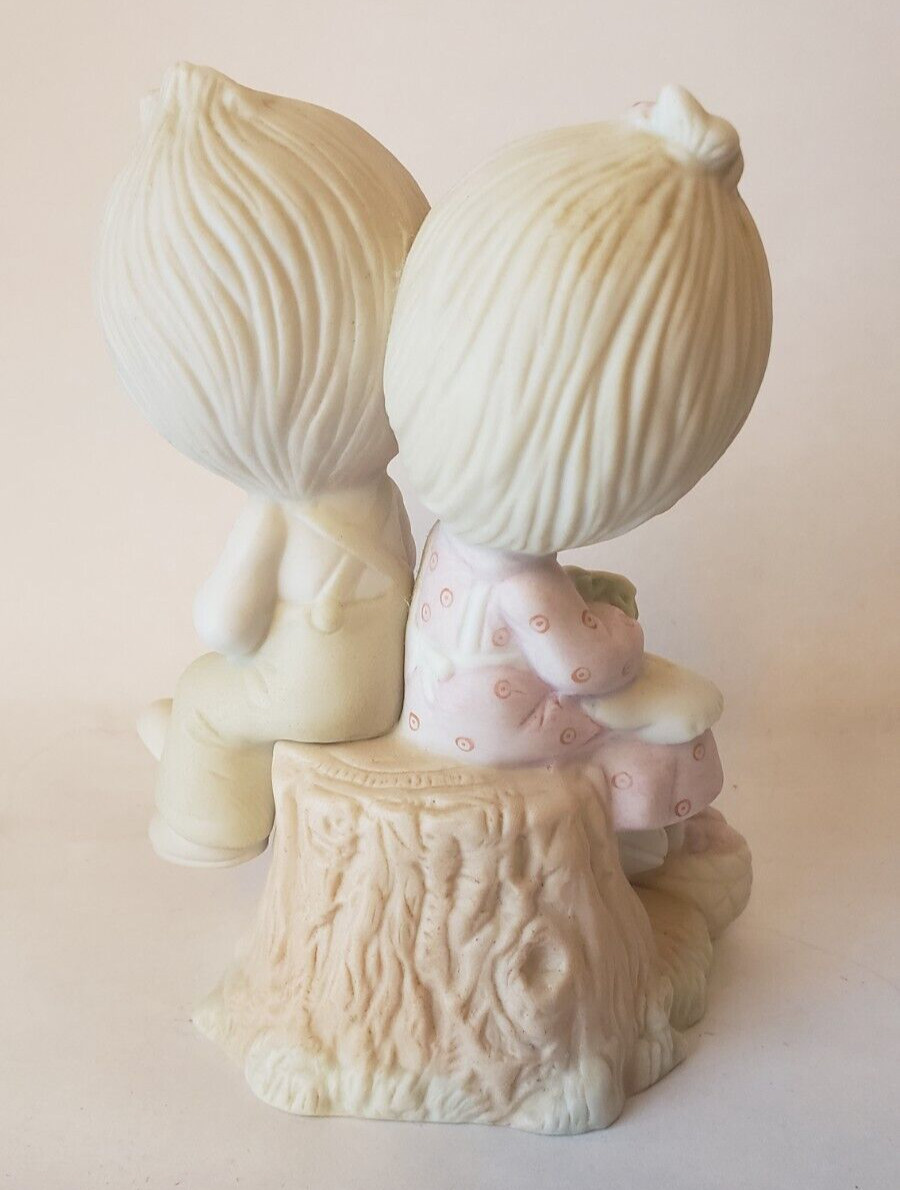 Precious Moments “Love One Another” Figurine 1976 Boy Girl – Love